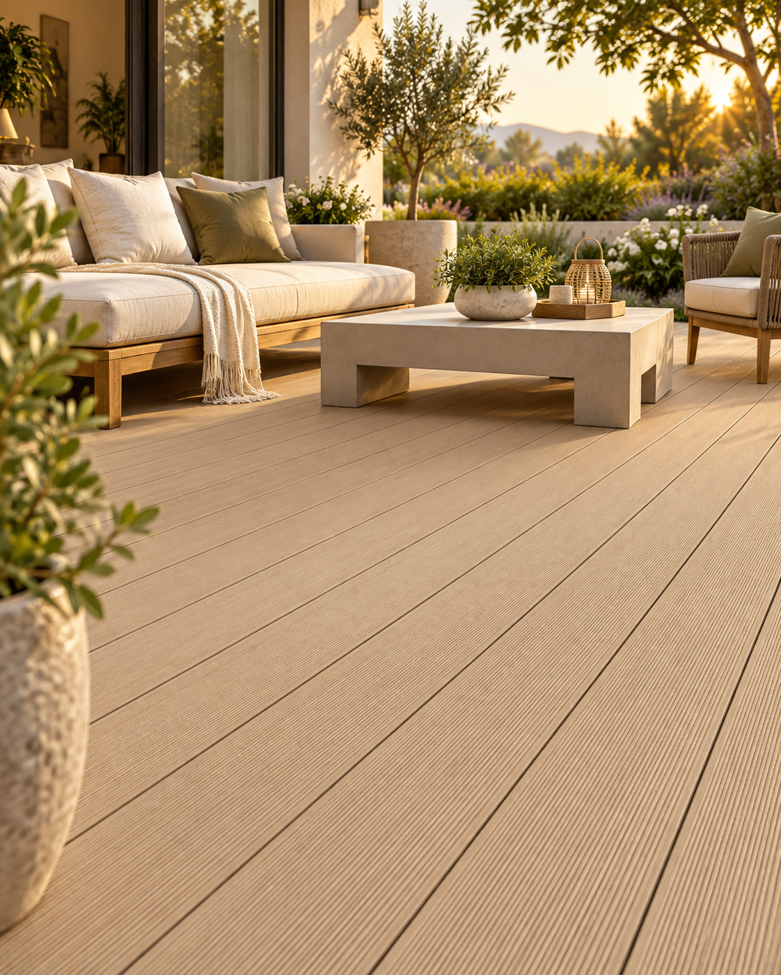 Backyard deck