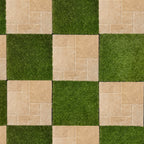 1 ft. x 1 ft. Outdoor Ashlar Pattern Square Stone-Look Porcelain Paver Tile in Beige (8-Pack, 8 sq. ft.)
