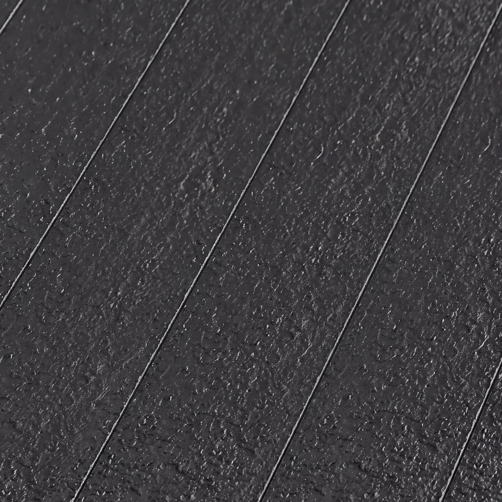 16 ft. x  6 in. x  1 in. Black Hollow Composite Decking Board for Outdoor Patios, Gardens, Walkways and Platforms