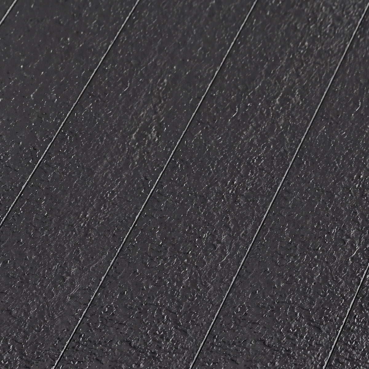 12 ft. x  6 in. x  1 in. Black Hollow Composite Decking Board for Outdoor Patios, Gardens, Walkways and Platforms