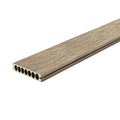 12 ft. x 6 in. x  1 in. Light Brown Hollow Composite Decking Board for Outdoor Patios, Gardens, Walkways and Platforms