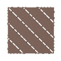 1 ft. x 1 ft. Outdoor Plastic Deck Tile in Brown  (44-Pack, 44 sq. ft.)