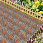 1 ft. x 1 ft. Multicolor Natural Stone Interlocking Deck Tiles for Indoor/Outdoor Use (8-Pack, 8 sq. ft.)