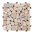 1 ft. x 1 ft. Natural Stone Interlocking Deck Tile (8-Pack, 8 sq. ft.)