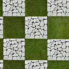 1 ft. x 1 ft. Natural Stone Interlocking Patio and Deck Tiles in Gray for Indoor/Outdoor Use (8-Pack, 8 sq. ft.)