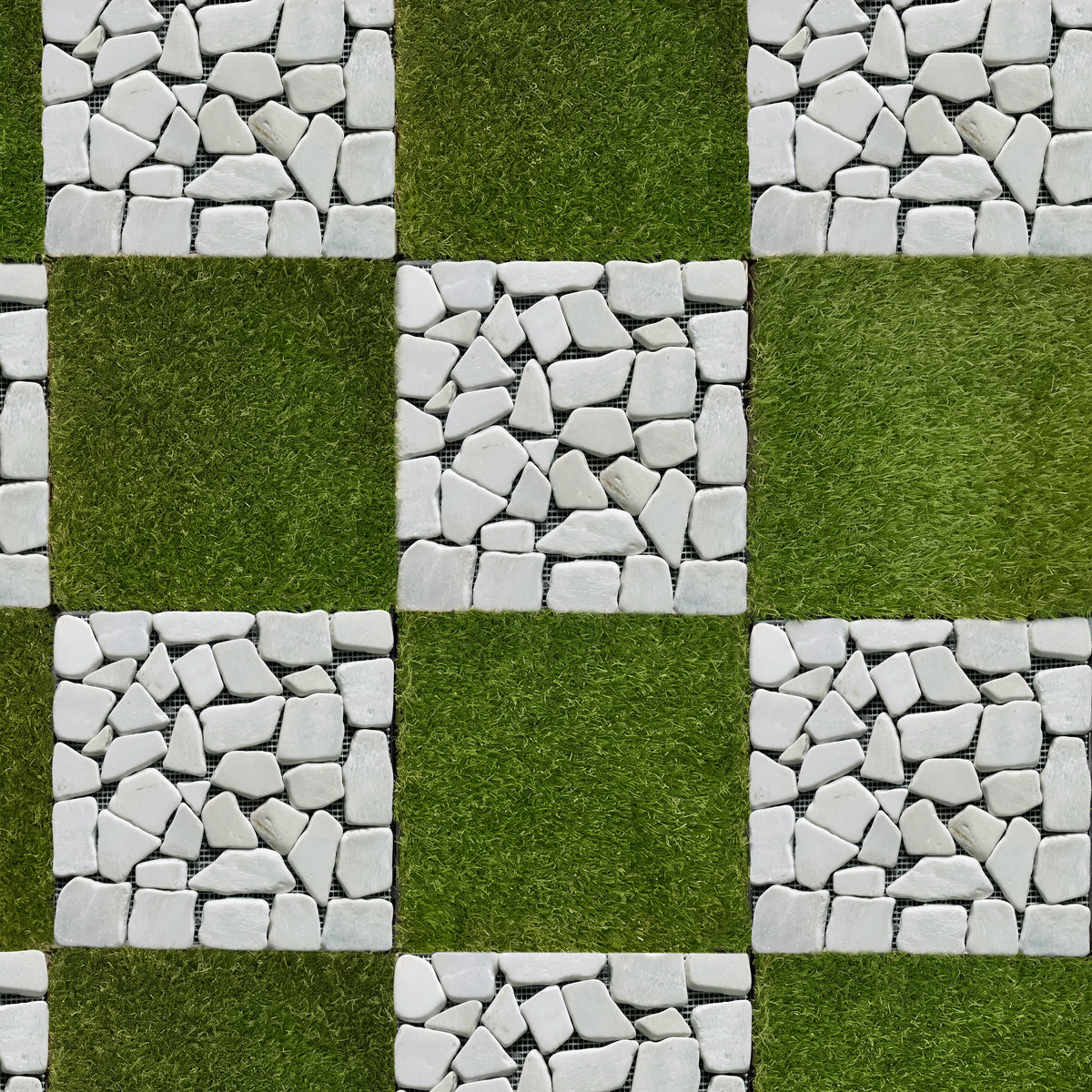 1 ft. x 1 ft. Natural Stone Interlocking Patio and Deck Tiles in Gray for Indoor/Outdoor Use (8-Pack, 8 sq. ft.)