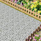 1 ft. x 1 ft. Natural Stone Interlocking Patio and Deck Tiles in Gray for Indoor/Outdoor Use (8-Pack, 8 sq. ft.)